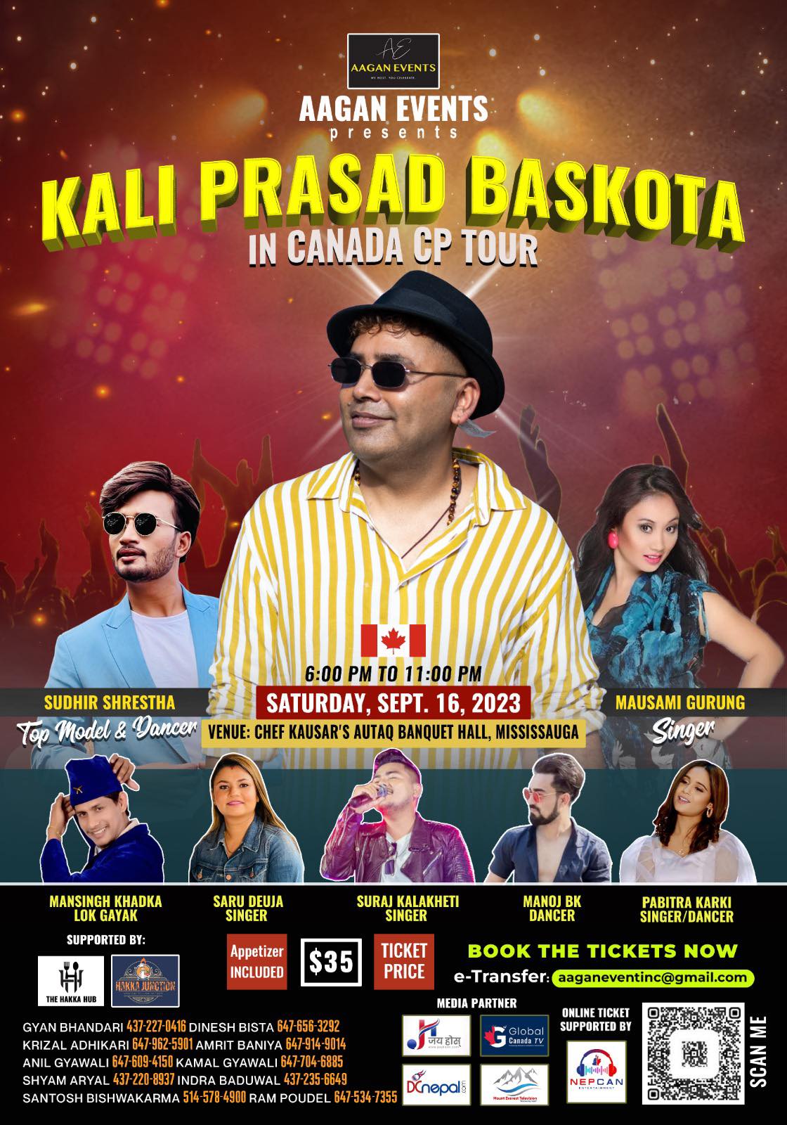 Kali Prasad Baskota Canada Tour 2023